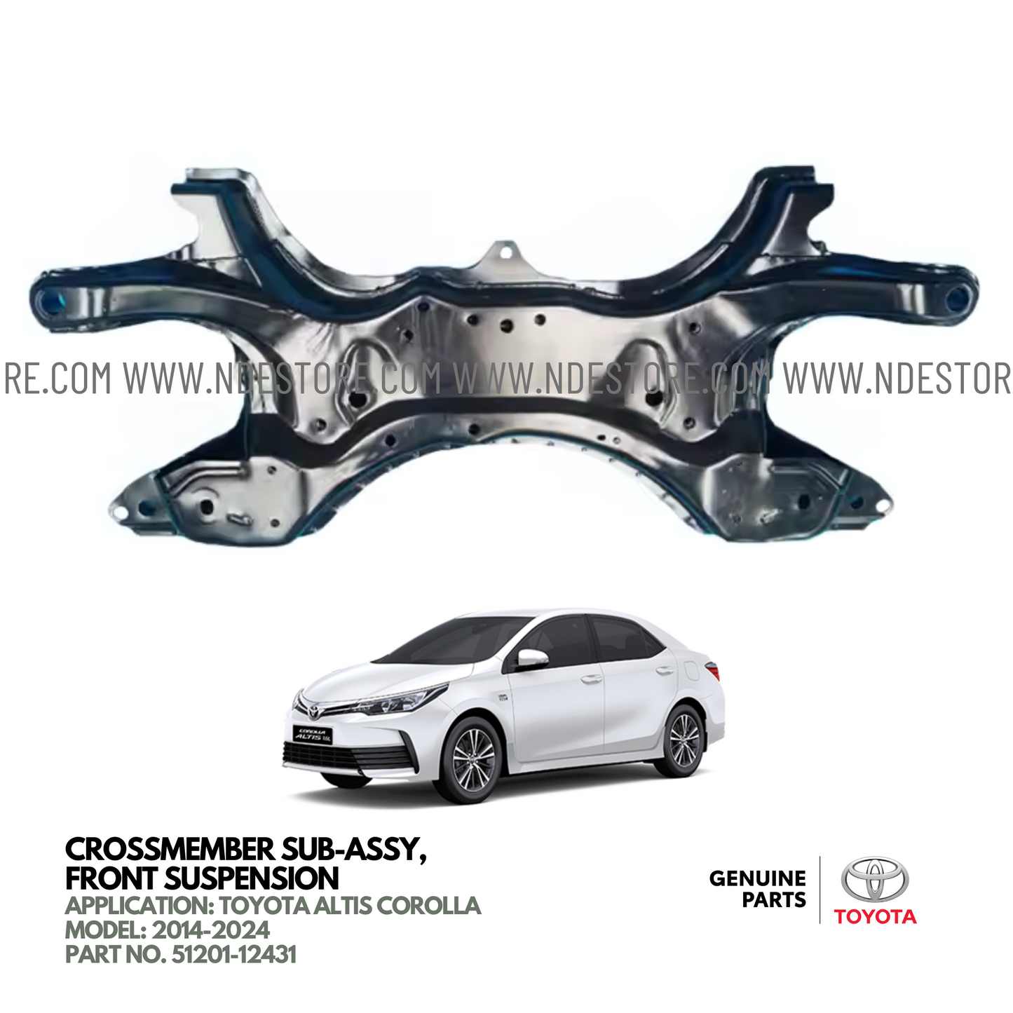 CROSS MEMBER SUB ASSY FRONT SUSPENSION FOR TOYOTA COROLLA