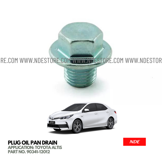 PLUG OIL PAN DRAIN FOR TOYOTA ALTIS (2008-2024)