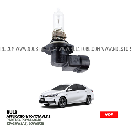 BULB HEADLAMP FOR TOYOTA ALTIS