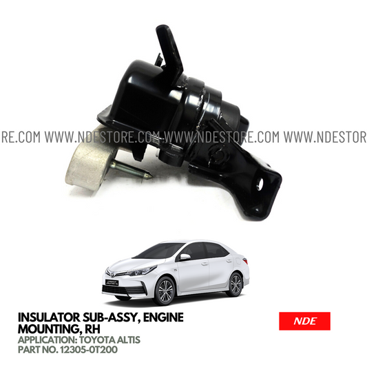 ENGINE MOUTING INSULATION RIGHT FOR TOYOTA ALTIS (2008-2024)