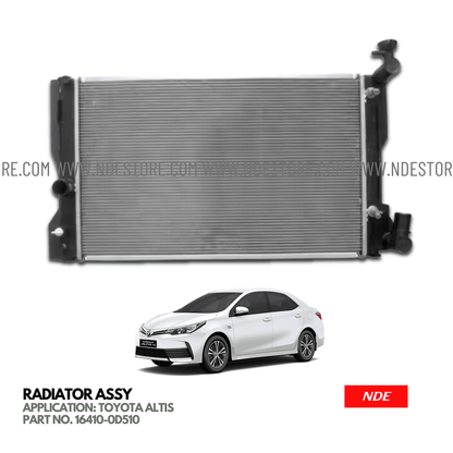 RADIATOR ASSY FOR TOYOTA ALTIS M/T (2008-2024) - ndestore.com