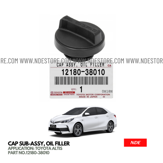 CAP SUB-ASSY OIL FILLER FOR TOYOTA ALTIS (2008-2024)