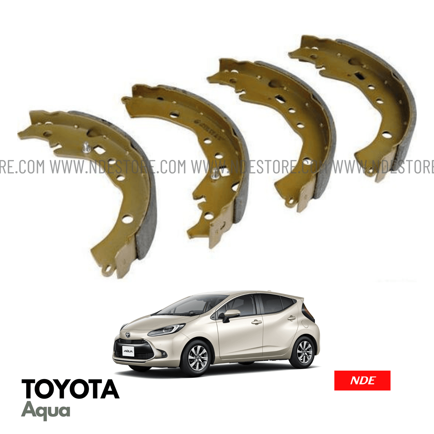 BRAKE SHOE, BRAKE SET REAR GENUINE TOYOTA AQUA - ndestore.com