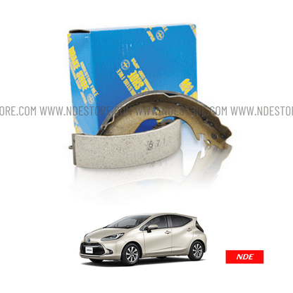 BRAKE SHOE KIT REAR FOR TOYOTA AQUA (2012-2024) - MK JAPAN - ndestore.com