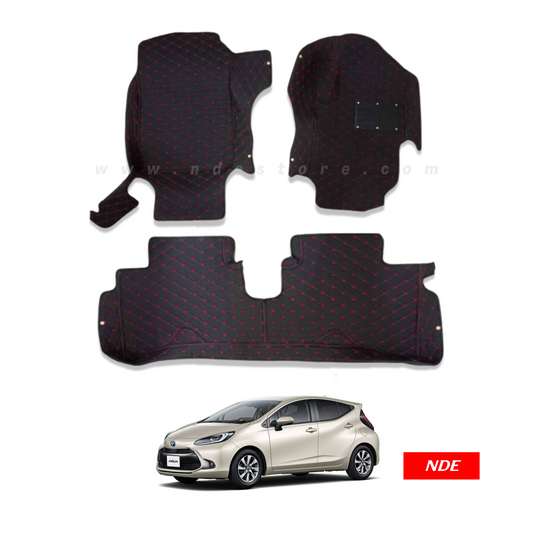 FLOOR MAT 7D STYLE FOR TOYOTA AQUA