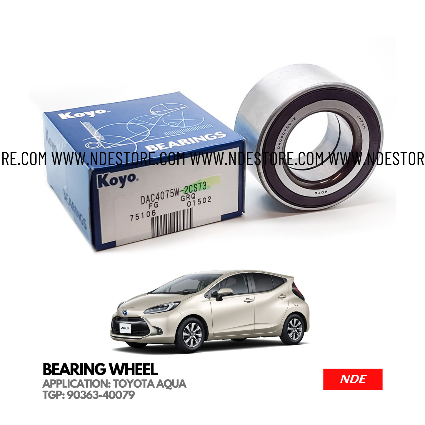 BEARING WHEEL FRONT FOR TOYOTA AQUA (ALL MODELS) - ndestore.com