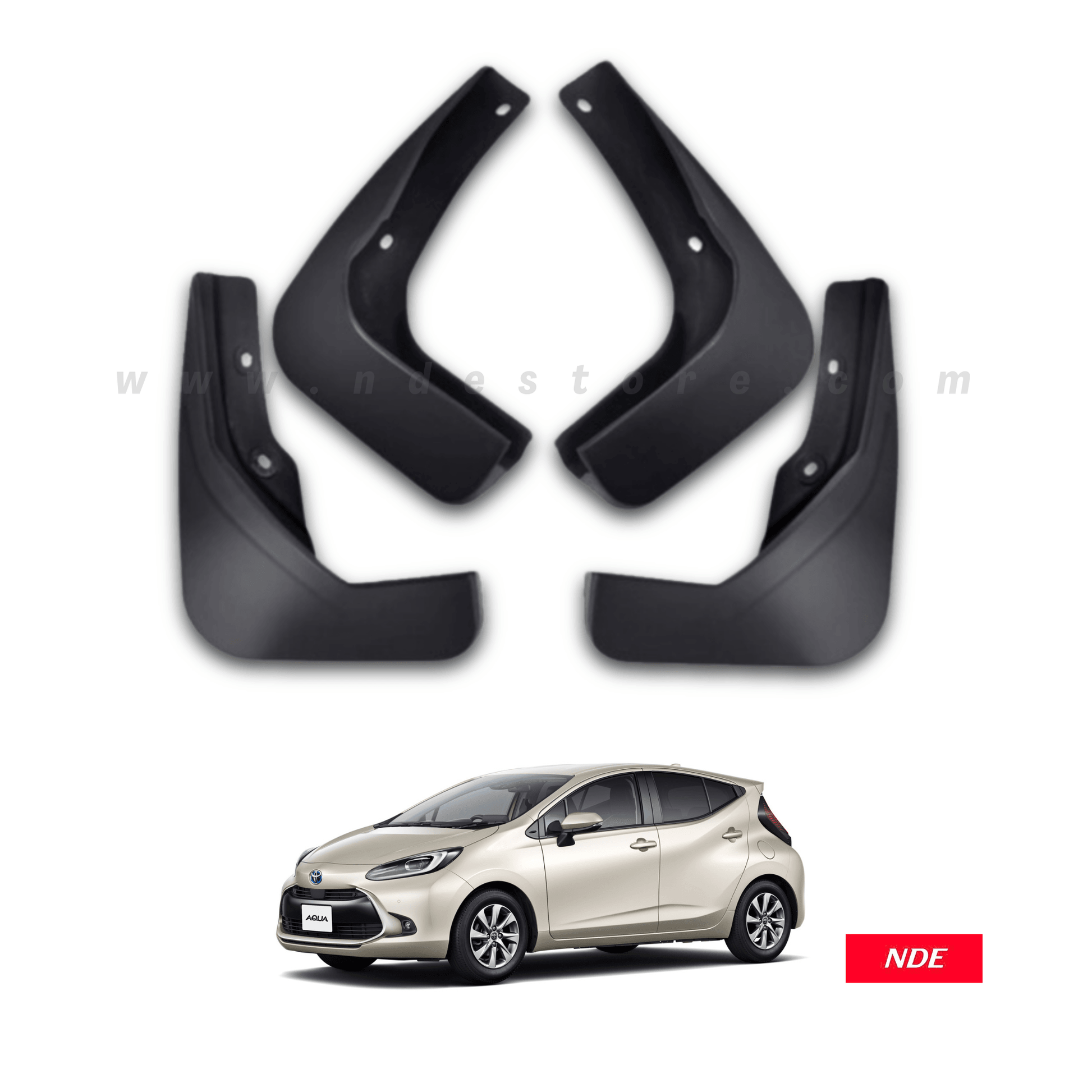 MUD FLAP SET FOR TOYOTA AQUA (2012-2020) - ndestore.com