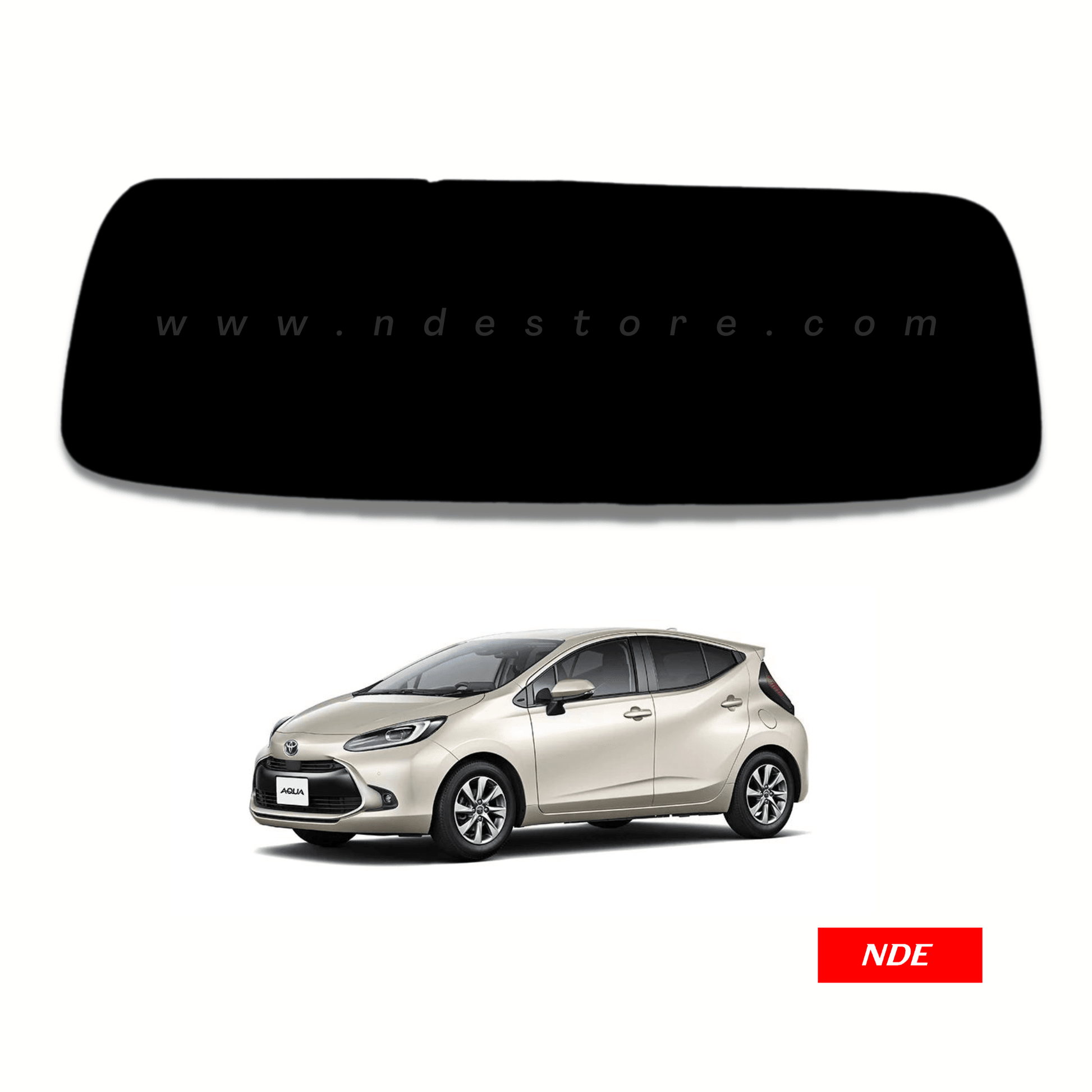 SUN SHADE REAR WINDSHIELD VIEW SCREEN FOR TOYOTA AQUA - ndestore.com