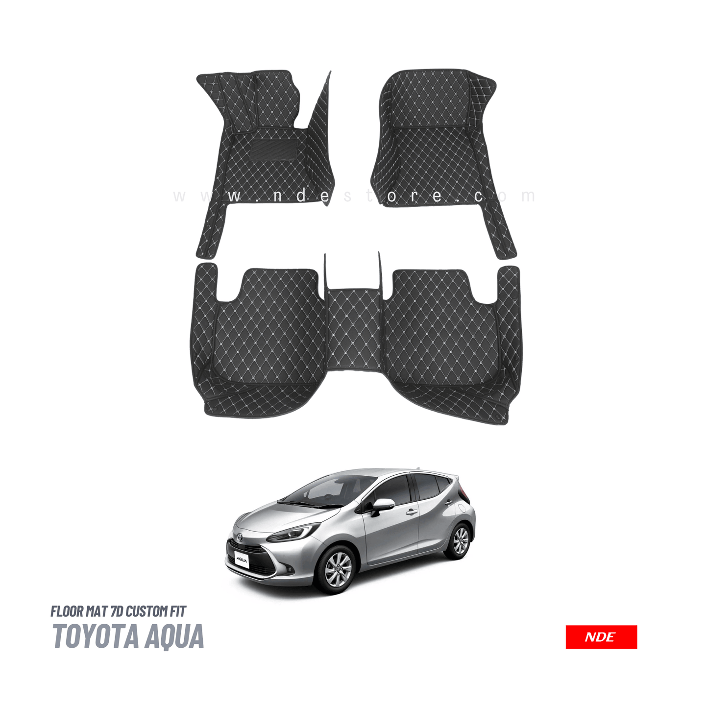 FLOOR MAT 7D STYLE FOR TOYOTA AQUA - ndestore.com