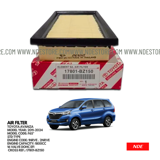 AIR FILTER ELEMENT GENUINE FOR TOYOTA AVANZA (2011-2024)