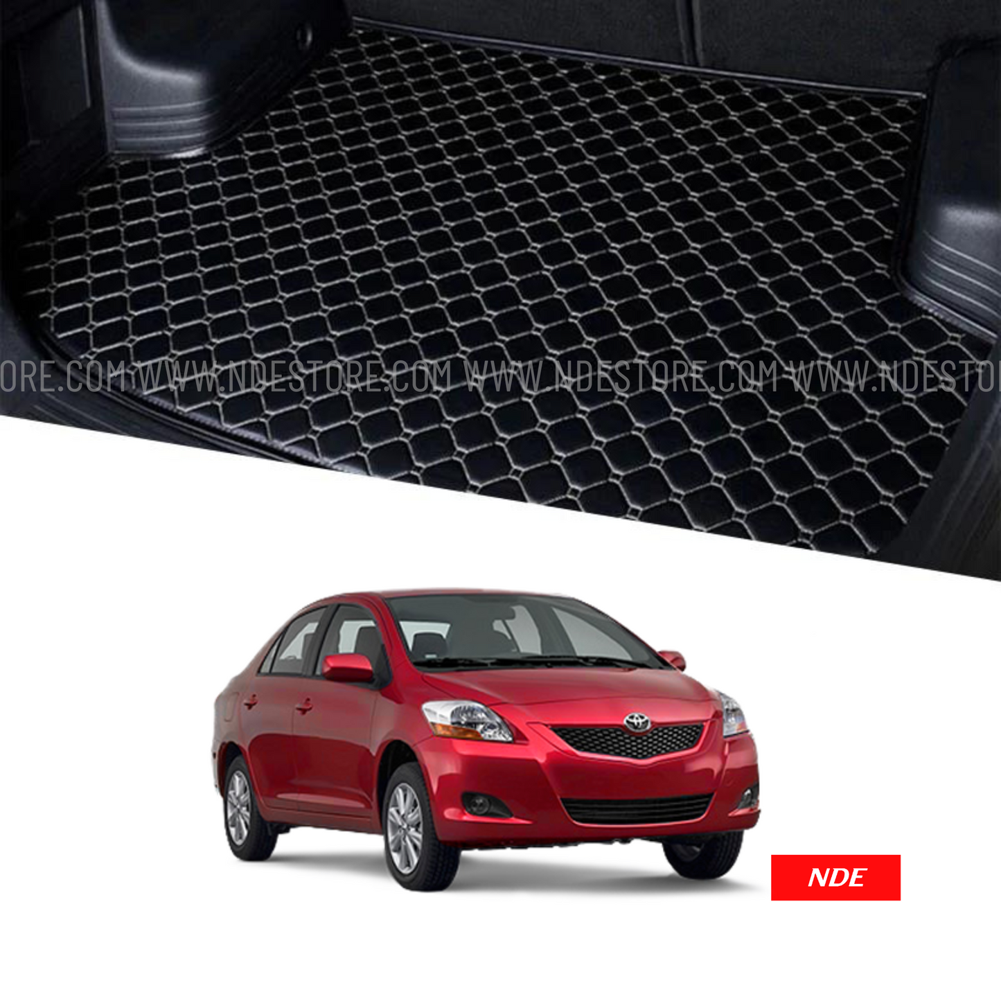 TRUNK FLOOR MAT 7D STYLE FOR TOYOTA BELTA