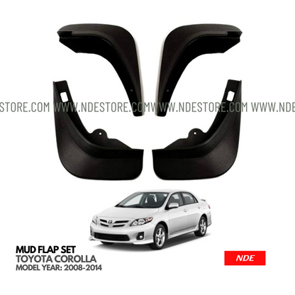 MUD FLAP SET FOR TOYOTA COROLLA (2008-2014)