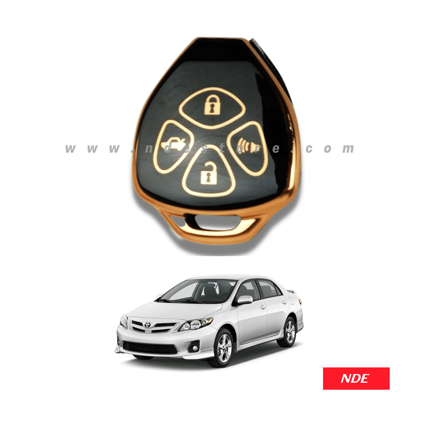 KEY COVER TPU STYLE FOR TOYOTA COROLLA (2012-2014) - ndestore.com