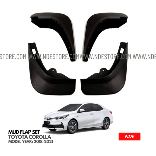 MUD FLAP SET FOR TOYOTA COROLLA (2018-2021)