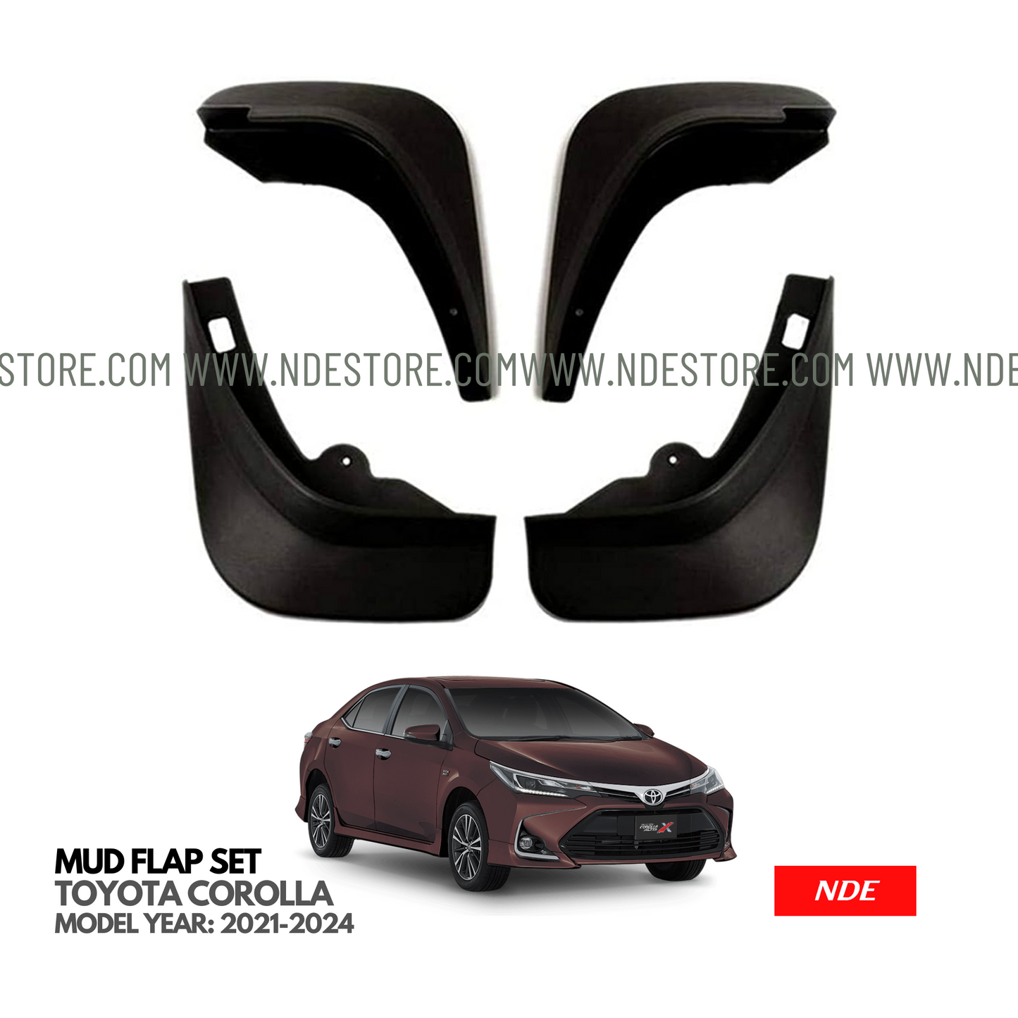 MUD FLAP SET FOR TOYOTA COROLLA (2021-2024)