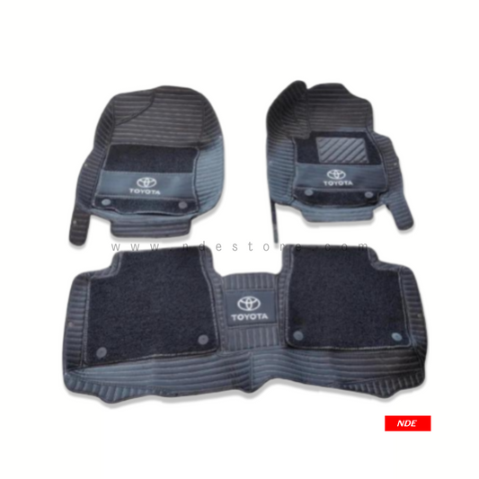 FLOOR MAT 10D STYLE FOR TOYOTA COROLLA (2008-2024)