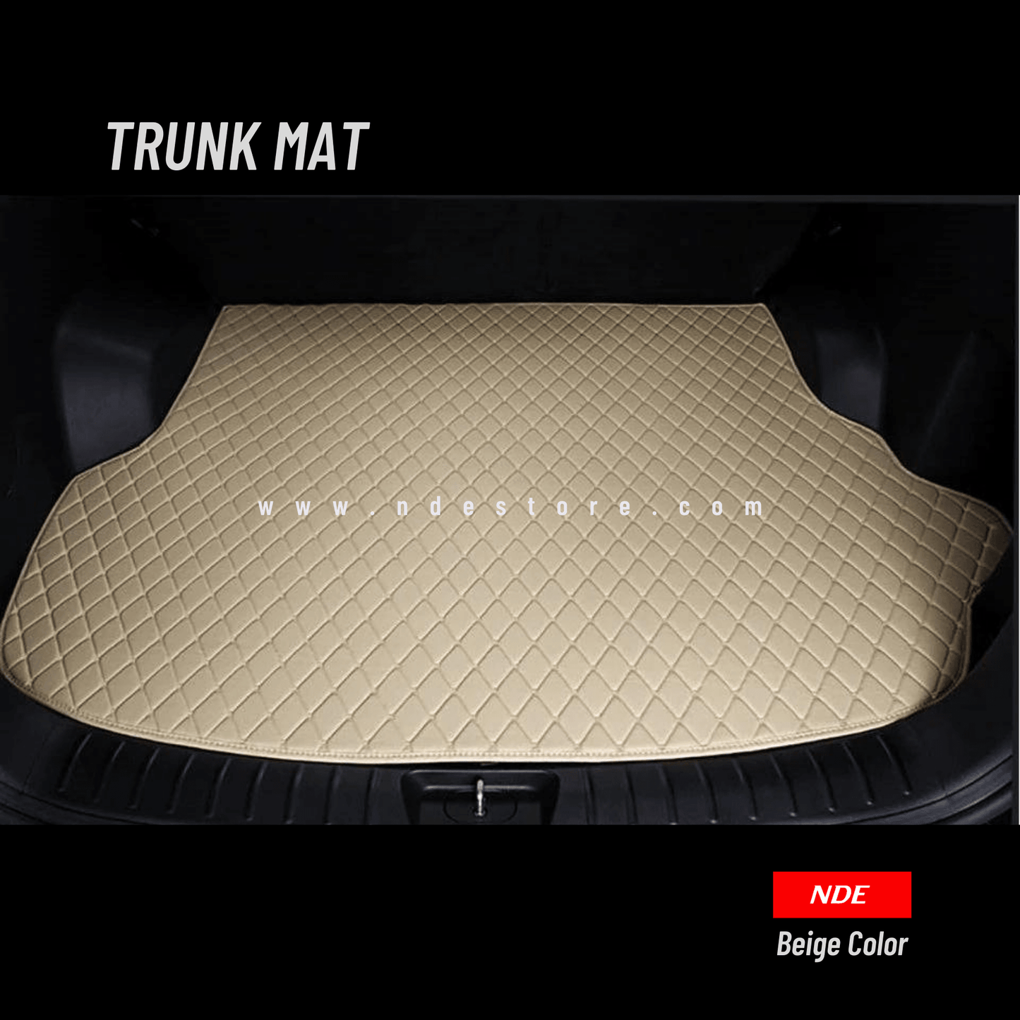 TRUNK FLOOR MAT 7D STYLE FOR TOYOTA COROLLA (2008-2024) - ndestore.com