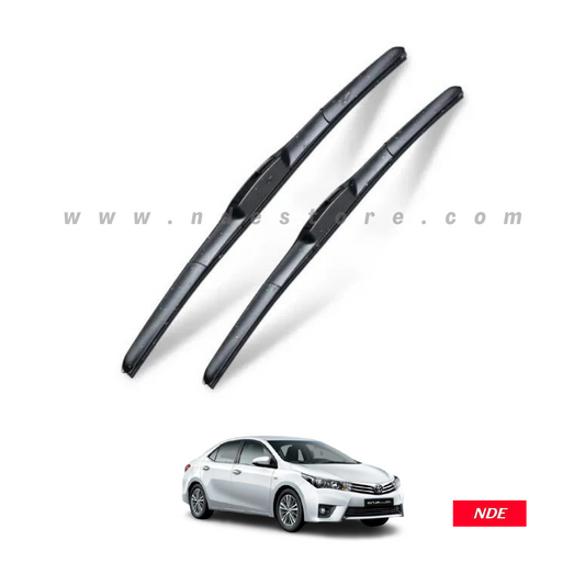 WIPER BLADE AERODYNAMIC TYPE FOR TOYOTA COROLLA XLI / GLI / ALTIS / GRANDE - ndestore.com