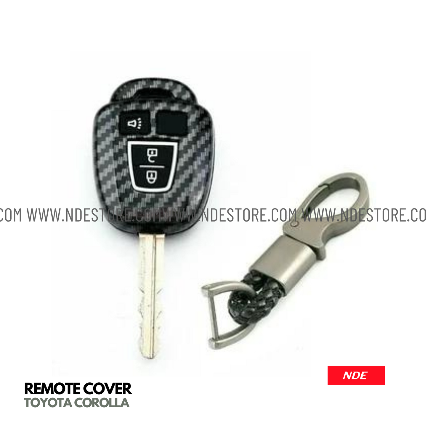 KEY COVER CARBON FIBER STYLE FOR TOYOTA COROLLA