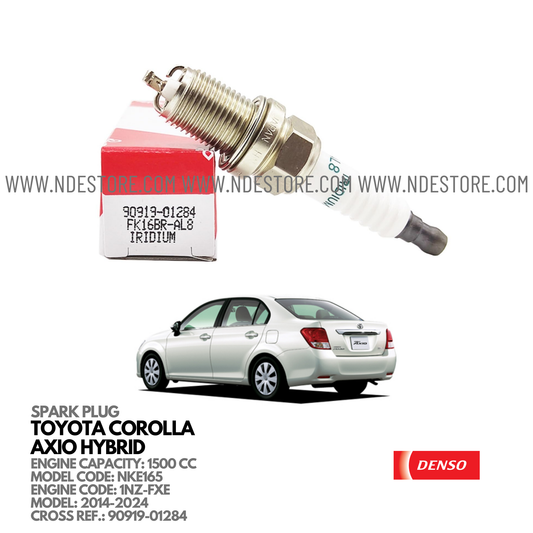 SPARK PLUG, TOYOTA GENUINE FOR TOYOTA AXIO HYRID (2013-2014)