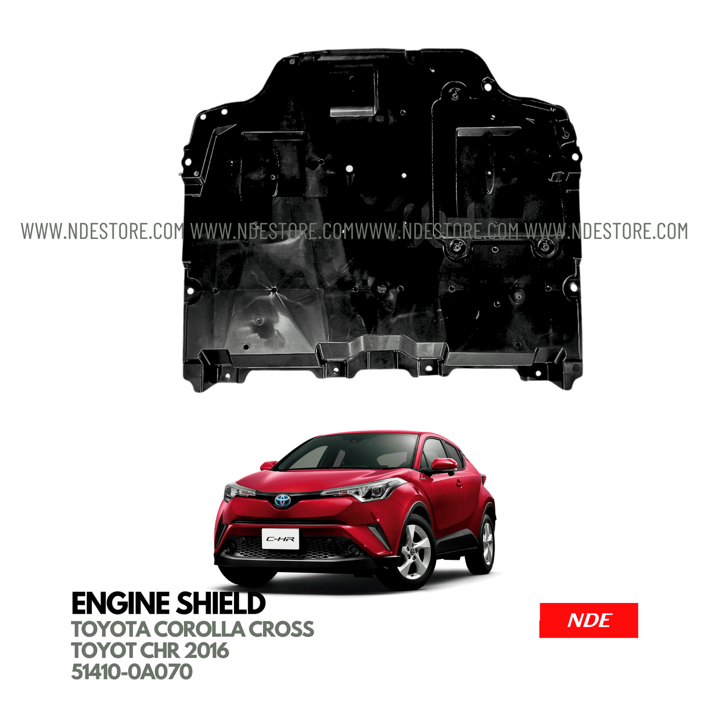 ENGINE SHIELD FOR TOYOTA COROLLA CROSS (2020-2024) - ndestore.com