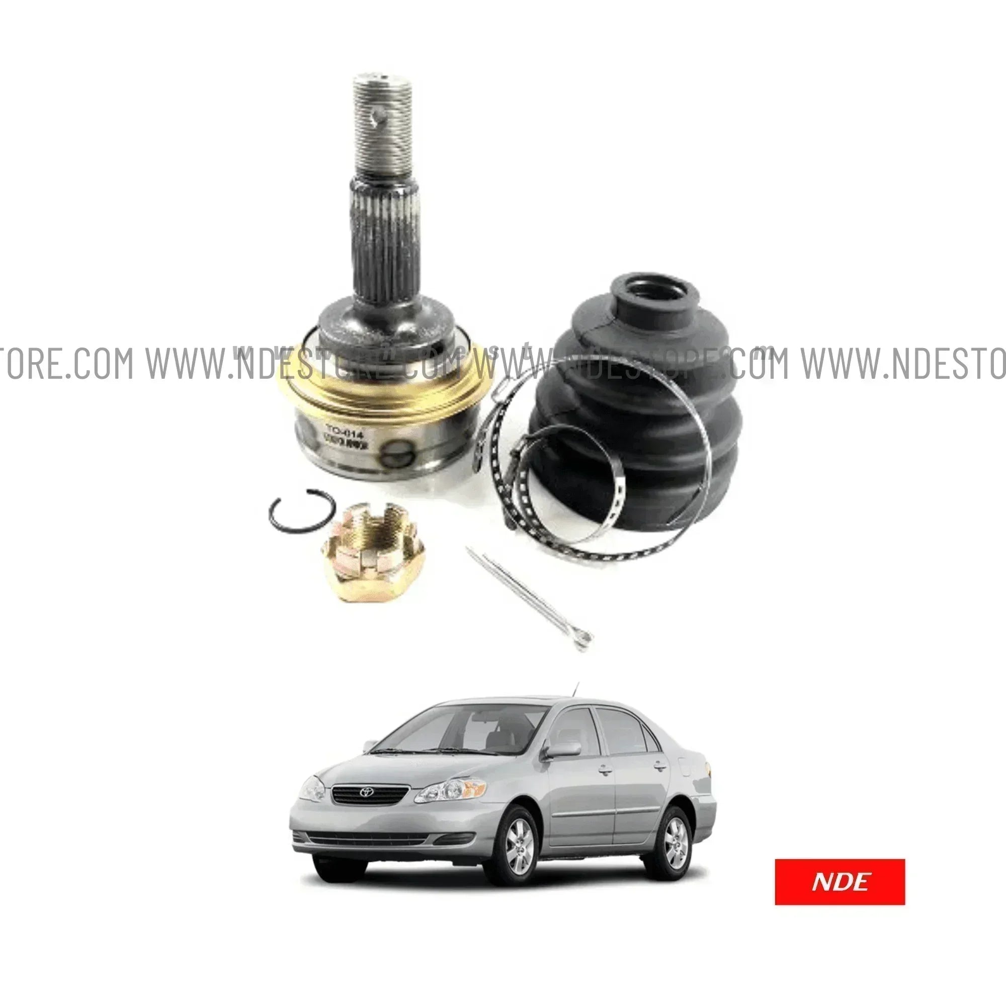 AXLE JOINT C.V JOINT COMPLETE KIT OUTER FOR TOYOTA COROLLA (2002200 NDE STORE