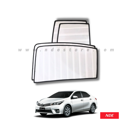 SUN SHADE WHITE WRINKLE FOR TOYOTA COROLLA (ALL MODELS)