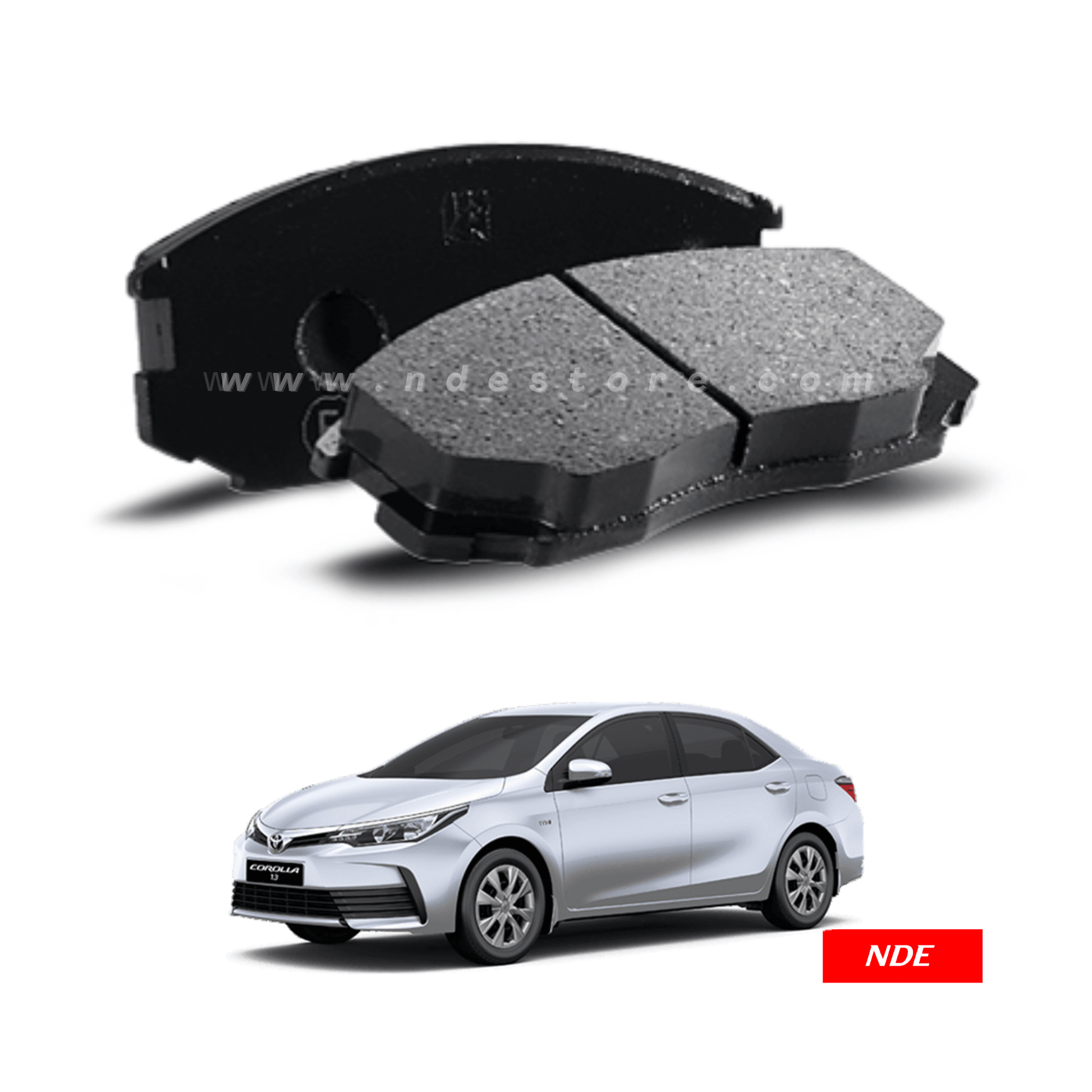 BRAKE, DISC BRAKE PAD FRONT FOR TOYOTA COROLLA (2008-2024) - ndestore.com