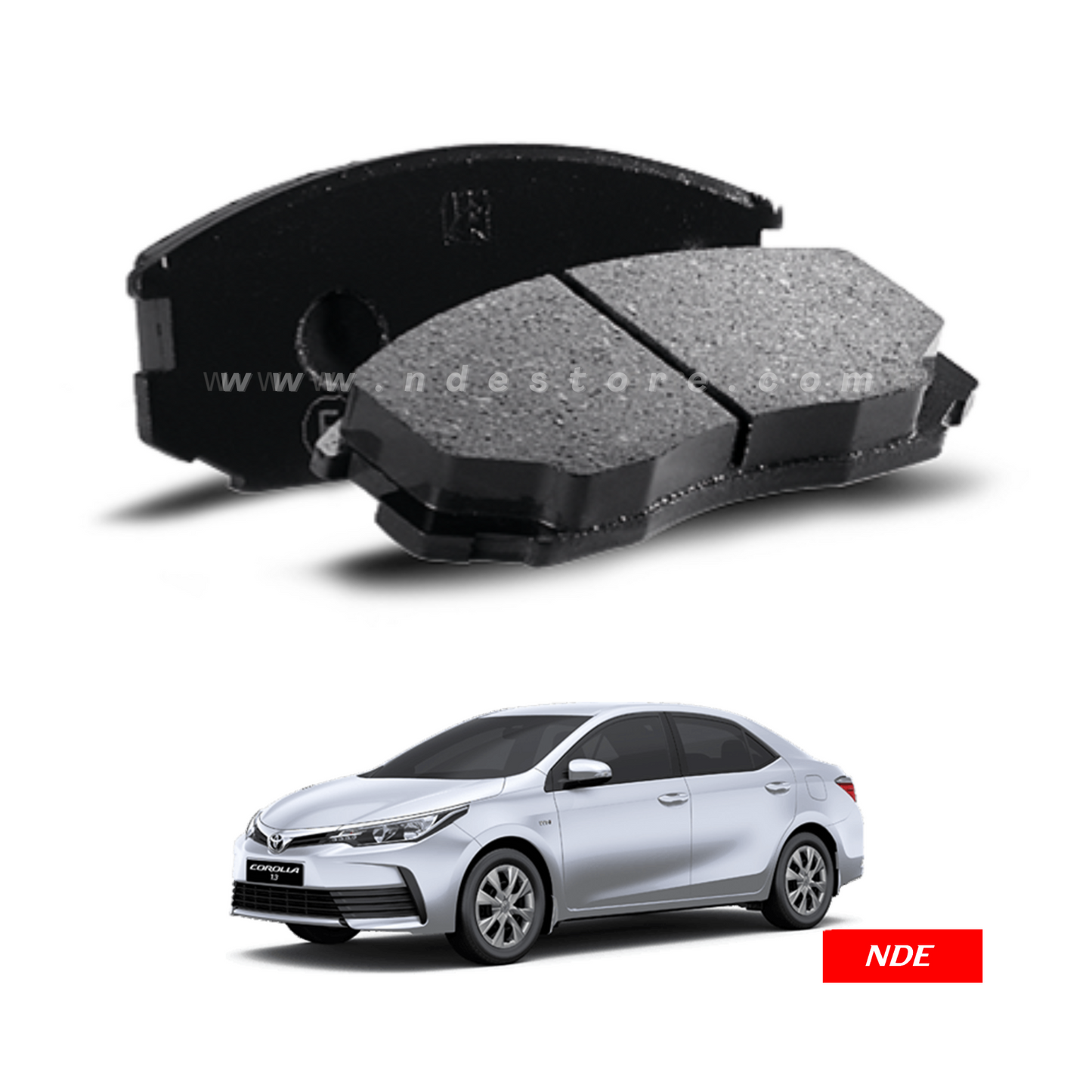 BRAKE, DISC BRAKE PAD REAR FOR TOYOTA COROLLA (2008-2024)