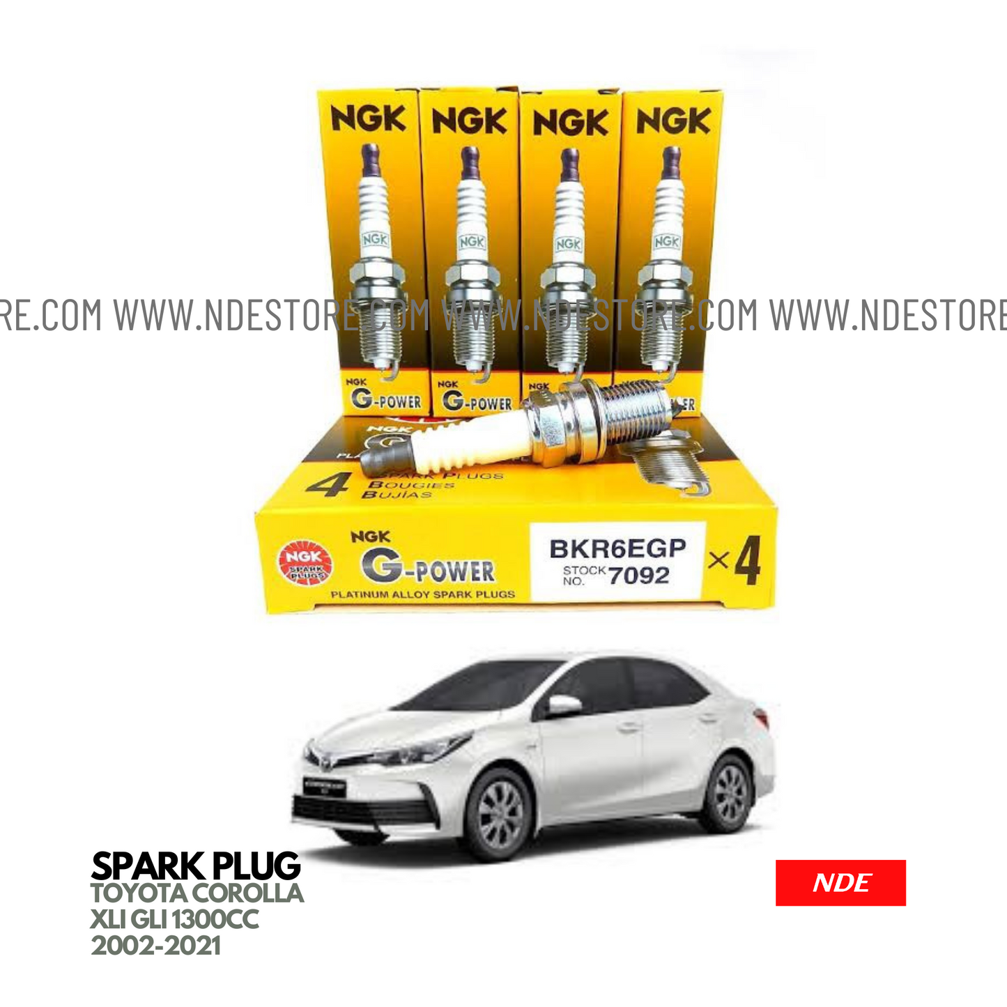 SPARK PLUG NGK G POWER FOR TOYOTA COROLLA XLI & GLI (1300CC) - ndestore.com