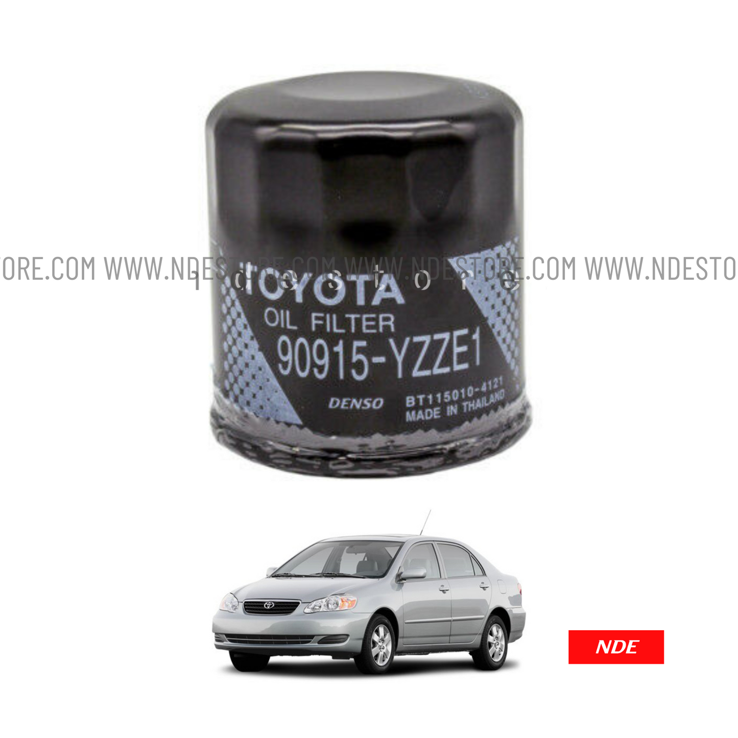 OIL FILTER (SPIN-ON) GENUINE FOR TOYOTA COROLLA XLI, GLI (1300CC) (TOYOTA GENUINE PART)