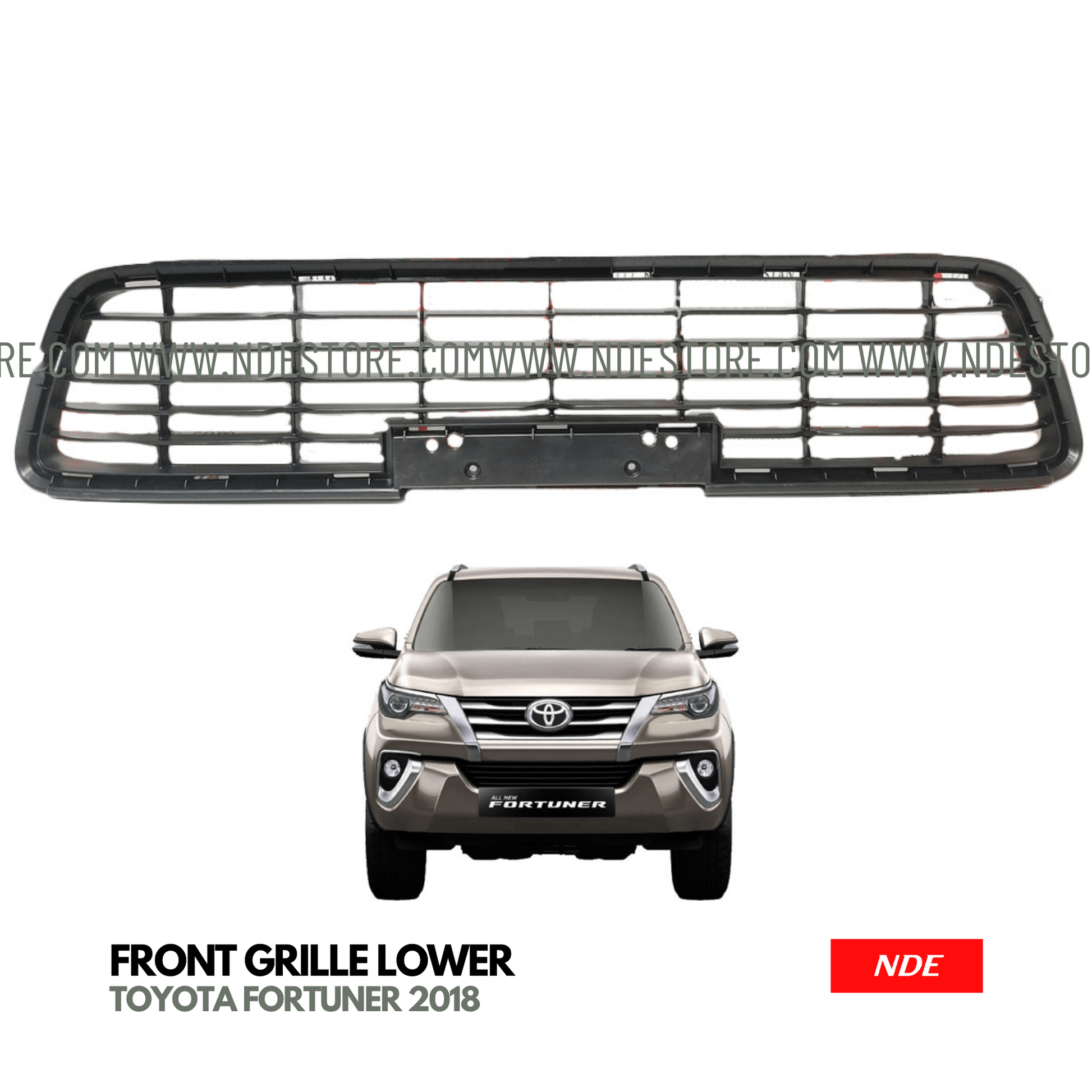 GRILL FRONT BUMPER LOWER FOR TOYOTA FORTUNER - ndestore.com