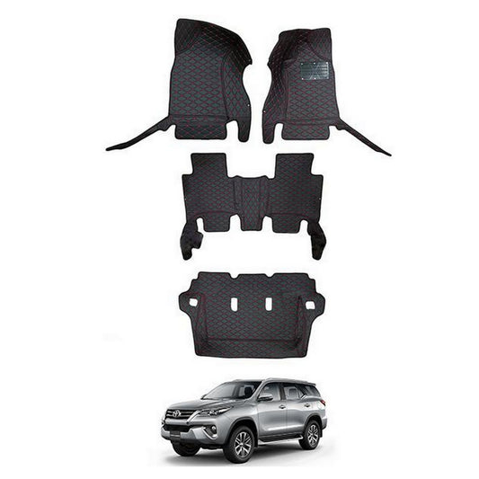 FLOOR MAT 7D STYLE FOR TOYOTA FORTUNER (2016-2024)