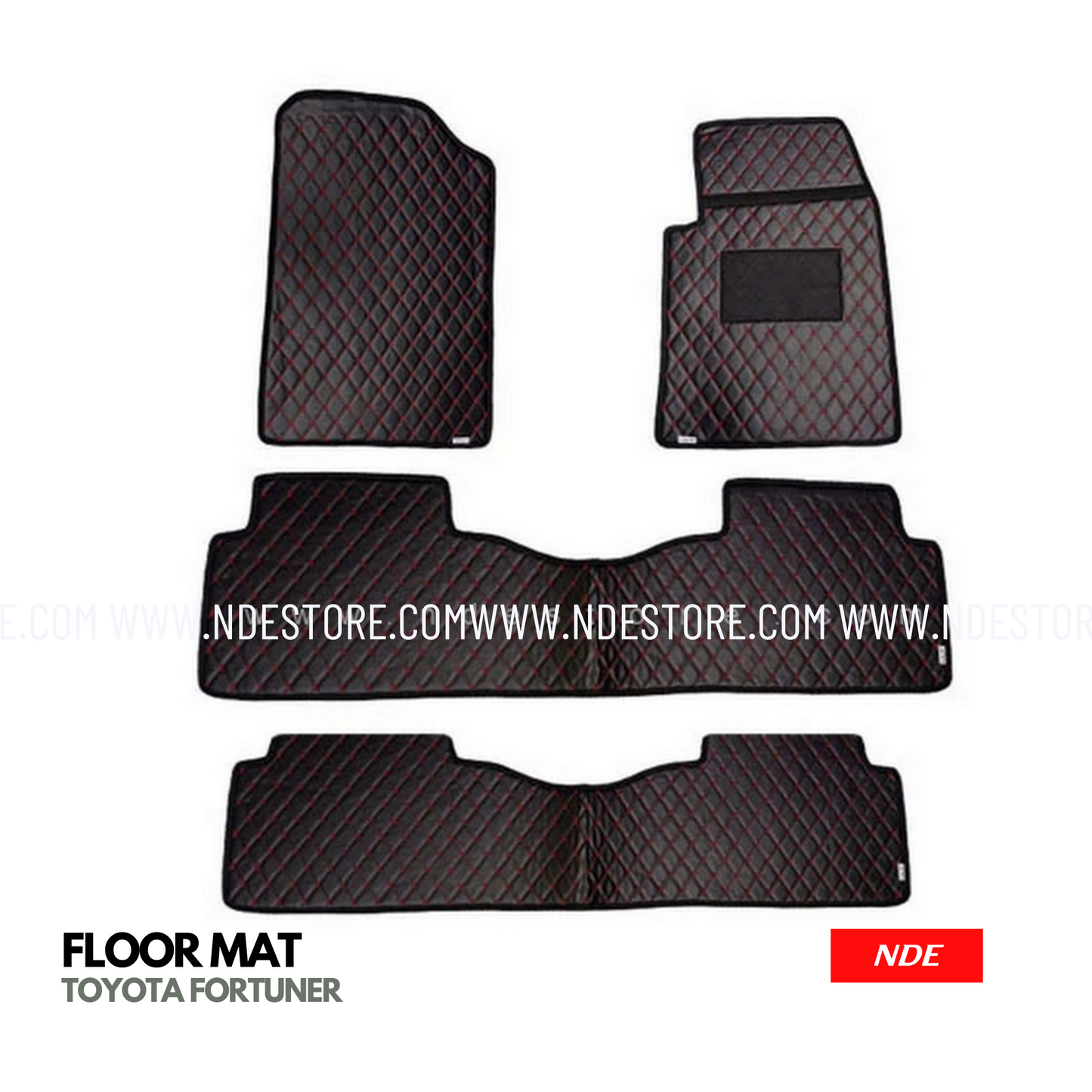 FLOOR MAT 7D FLAT STYLE FOR TOYOTA FORTUNER (2012-2016)