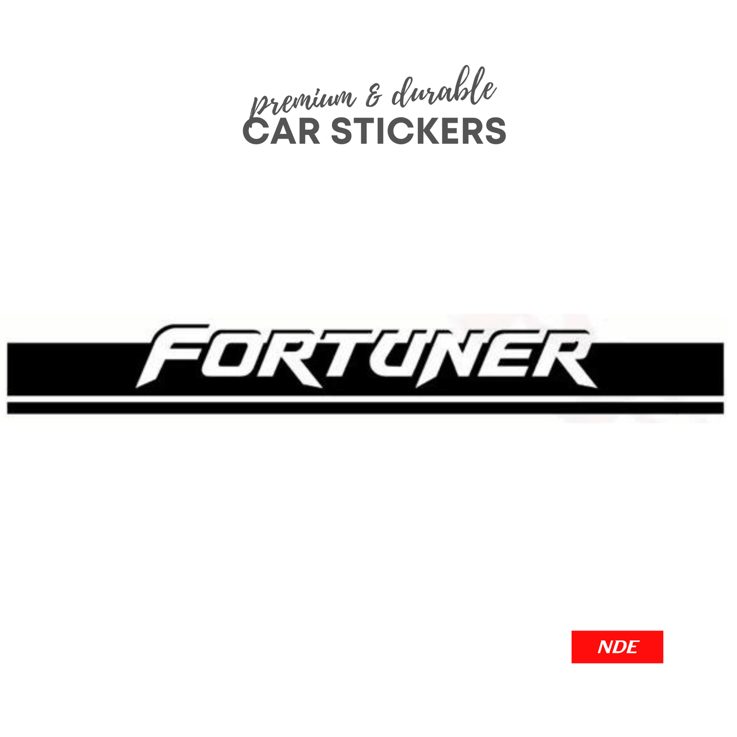 STICKER, FORTUNER (SKU: 44525)