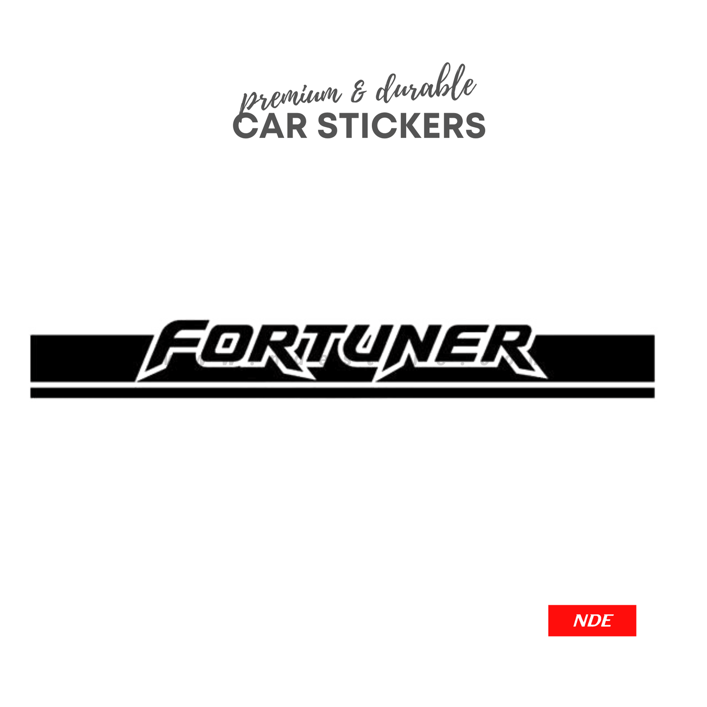 STICKER, FORTUNER (SKU: 44525)