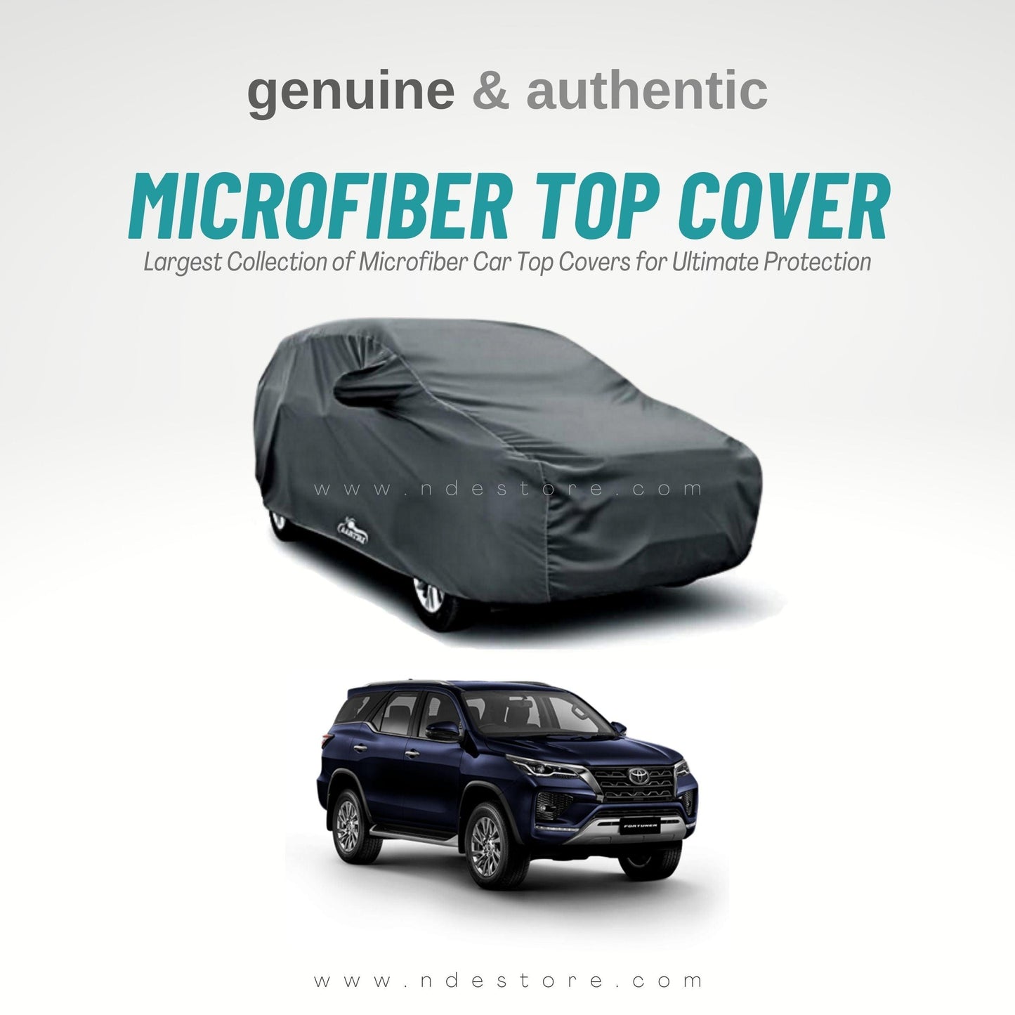 TOP COVER MICROFIBER FOR TOYOTA FORTUNER - ndestore.com