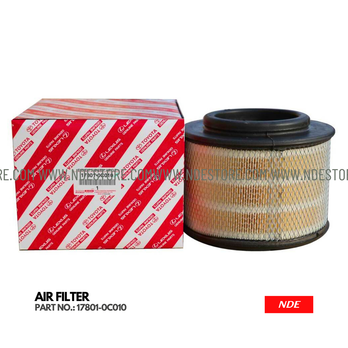 AIR FILTER ELEMENT GENUINE FOR TOYOTA HILUX VIGO SINGLE CABIN (2007-2010) - ndestore.com