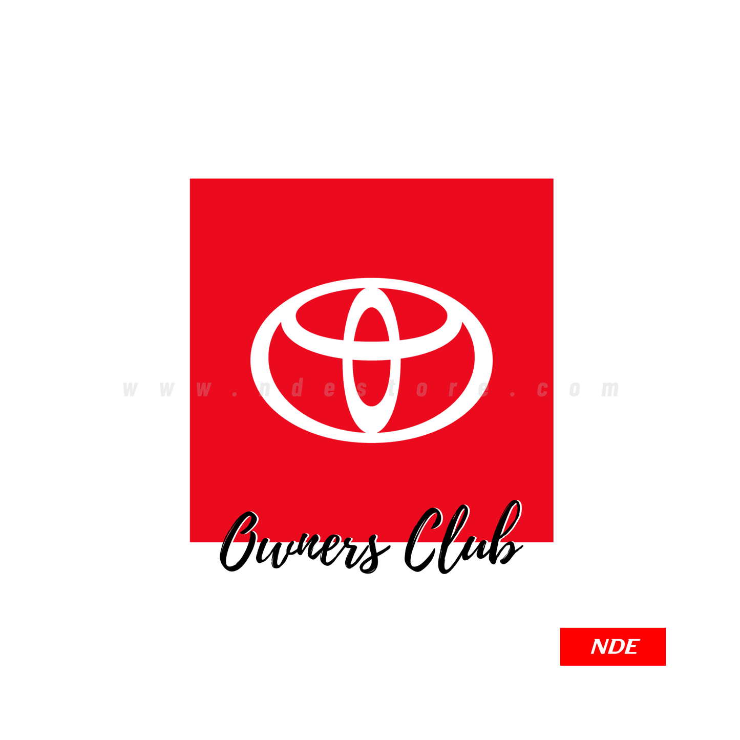 STICKER TOYOTA OWNER CLUB - ndestore.com