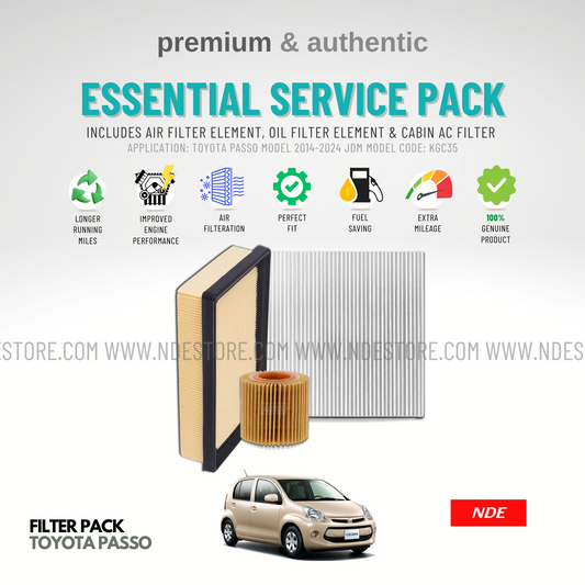 ESSENTIAL FILTER PACK FOR TOYOTA PASSO