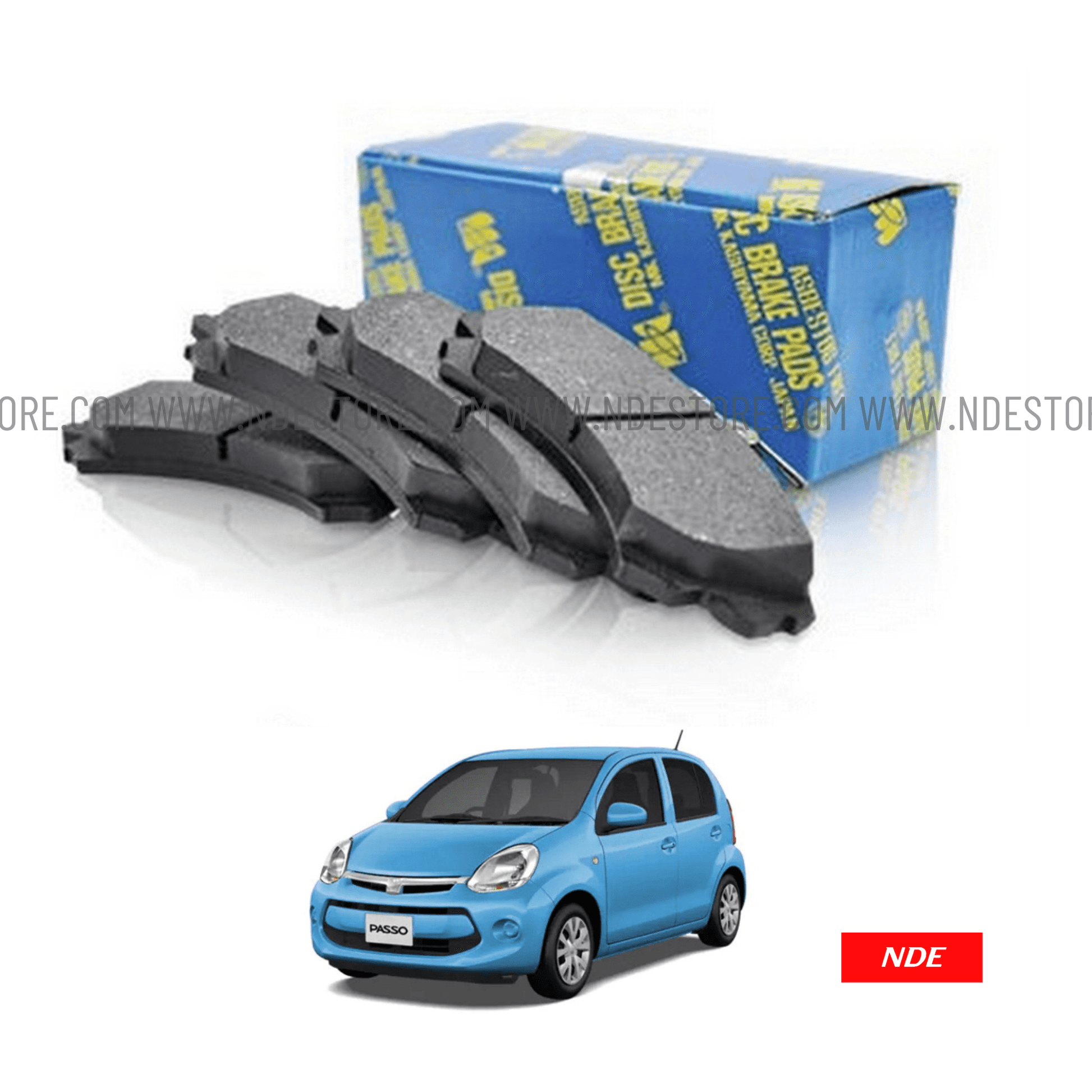 BRAKE DISC PAD FRONT FOR TOYOTA PASSO (2010-2015) - MK JAPAN - ndestore.com