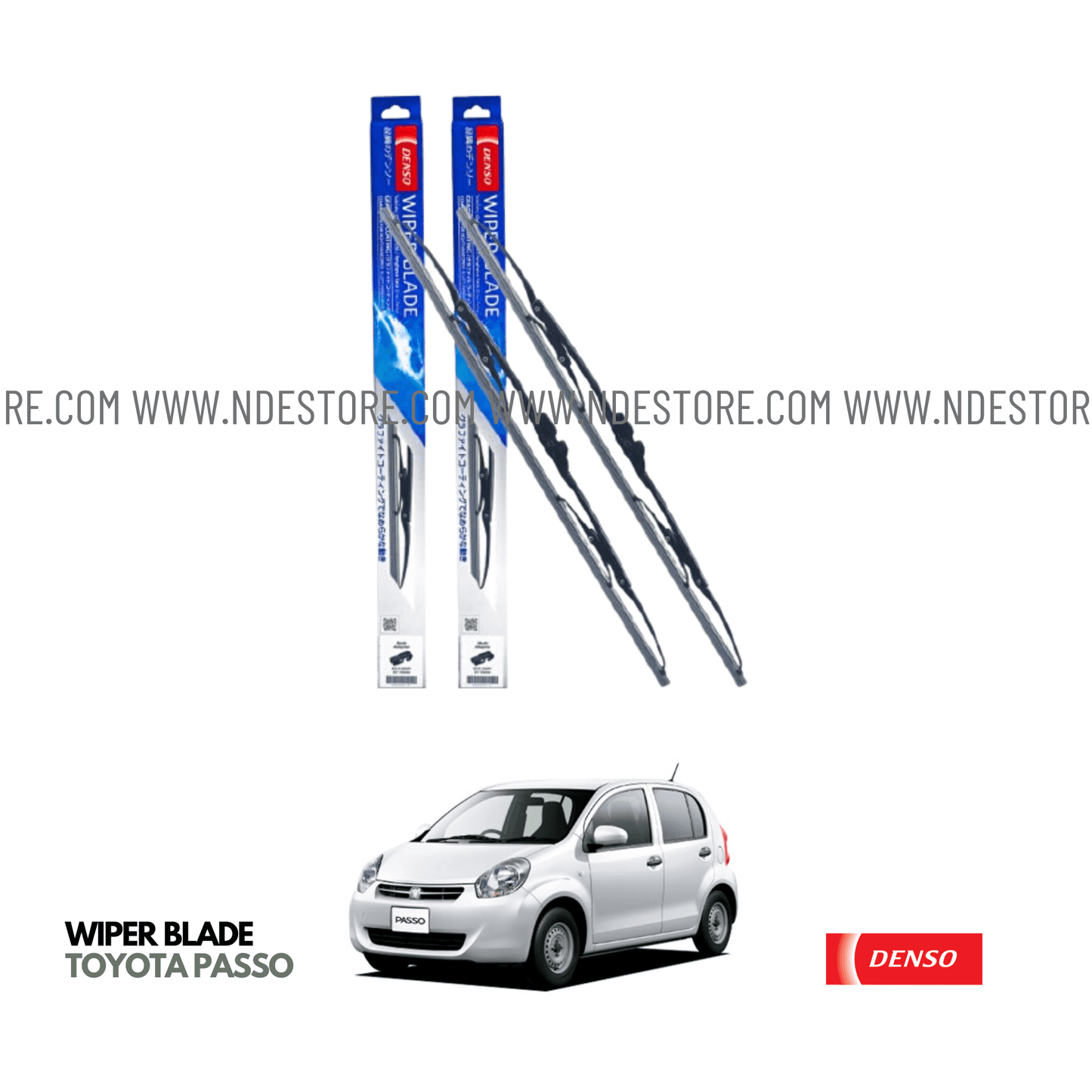 WIPER BLADE DENSO STANDARD TYPE FOR TOYOTA PASSO - ndestore.com