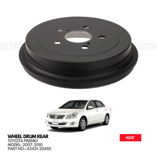 BRAKE WHEEL DRUM REAR GENUINE FOR TOYOTA PREMIO