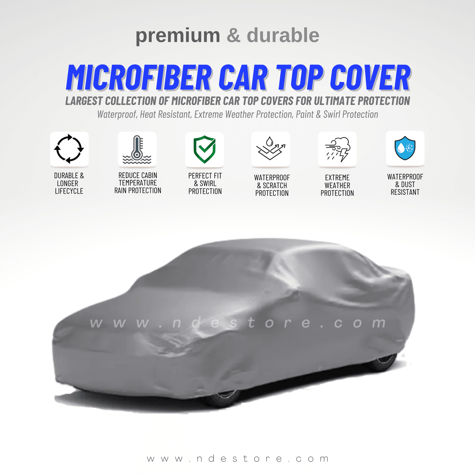 TOP COVER MICROFIBER FOR TOYOTA PREMIO (ALL MODELS) - ndestore.com