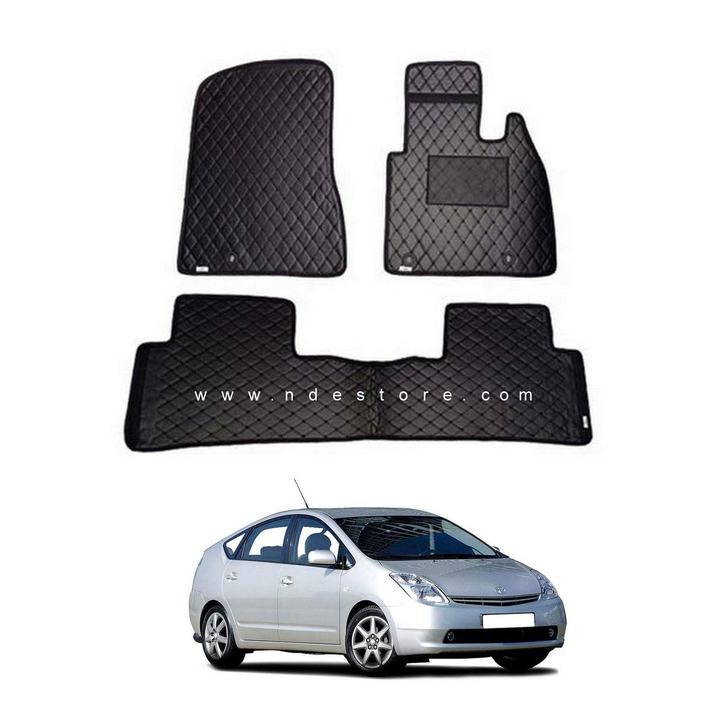 FLOOR MAT PREMIUM QUALITY FLAT 7D STYLE FOR TOYOTA PRIUS - ndestore.com