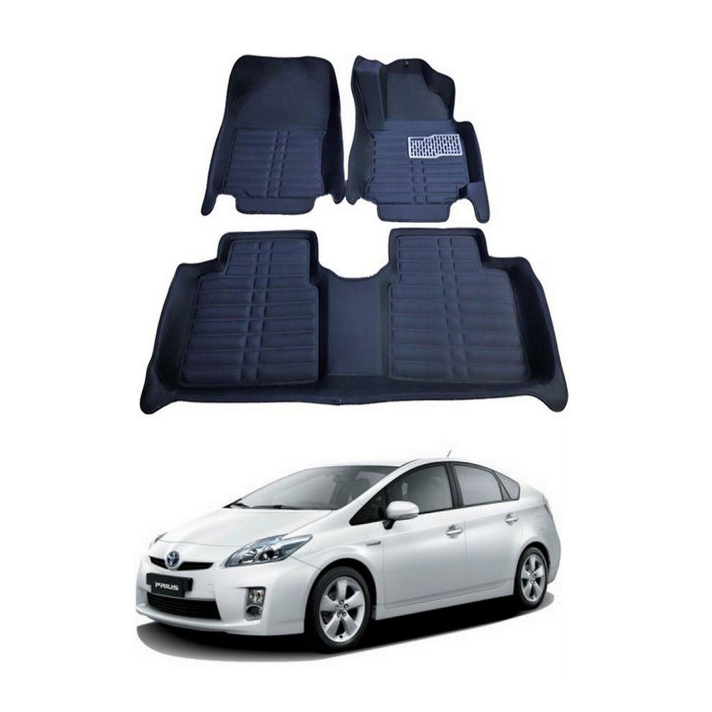 FLOOR MAT 5D STYLE FOR TOYOTA PRIUS (2010-2015) - ndestore.com