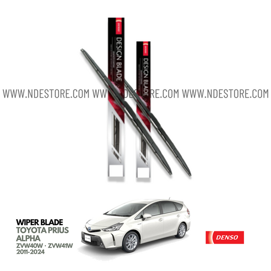 WIPER BLADE DENSO PREMIUM TYPE FOR TOYOTA PRIUS ALPHA (2011-2024)