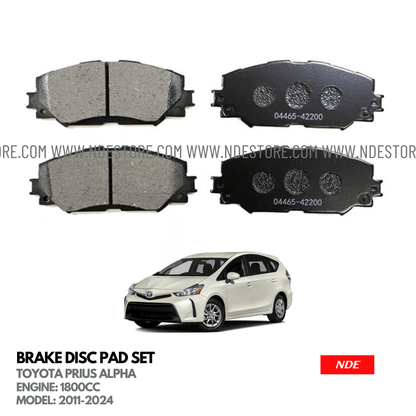 BRAKE, DISC PAD FRONT GENUINE FOR TOYOTA PRIUS ALPHA - ndestore.com