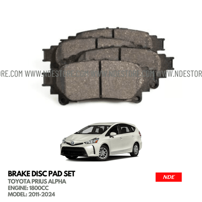 BRAKE, BRAKE PAD SET REAR GENUINE FOR TOYOTA PRIUS ALPHA - ndestore.com