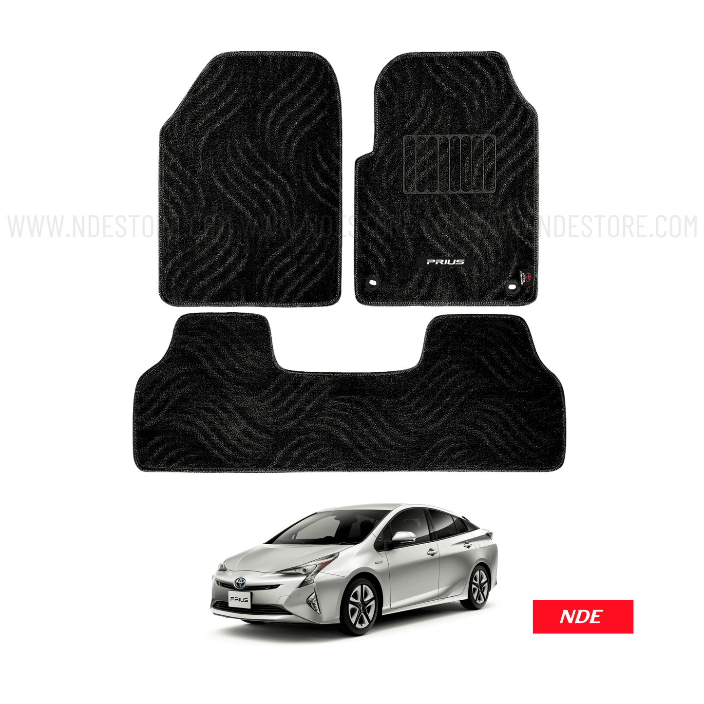 FLOOR MAT CARPET FOR TOYOTA PRIUS (2014-2021) - ndestore.com